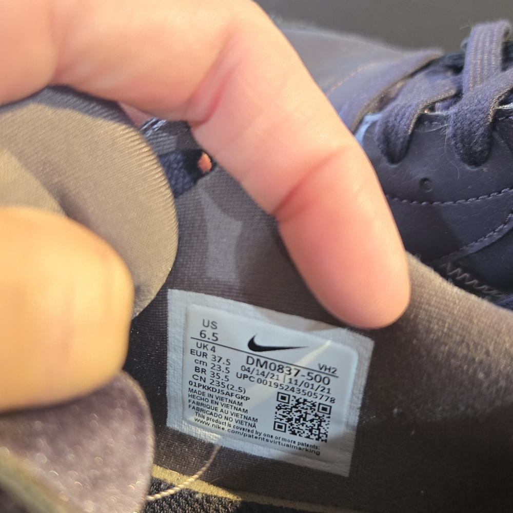 Nike Air Max Purple and White Sneakers - Picture 4 of 4
